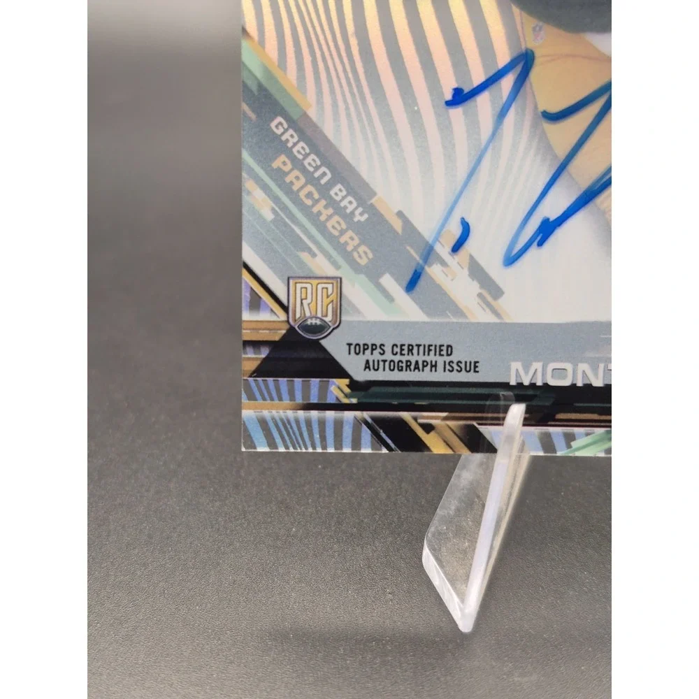 2015 Topps High Tek Ty Montgomery #89 Rookie Autograph (RC)‎ Green Bay Packers